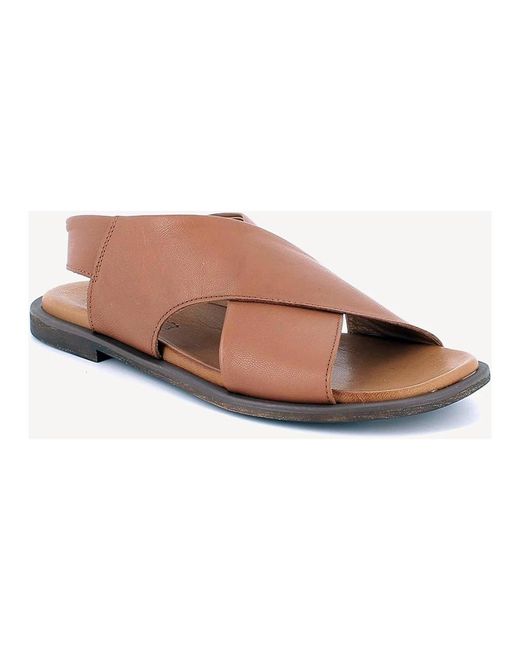 Igi&co Brown Flat Sandals