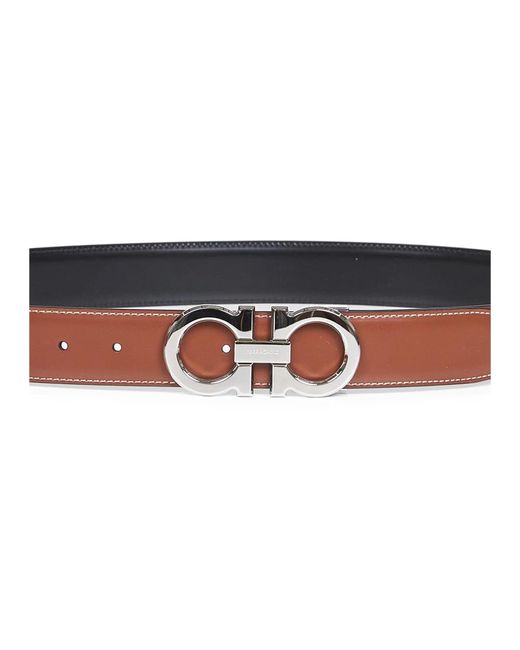 Ferragamo Brown Belts for men