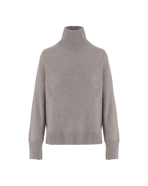 Allude Gray Cashmere Knitwear