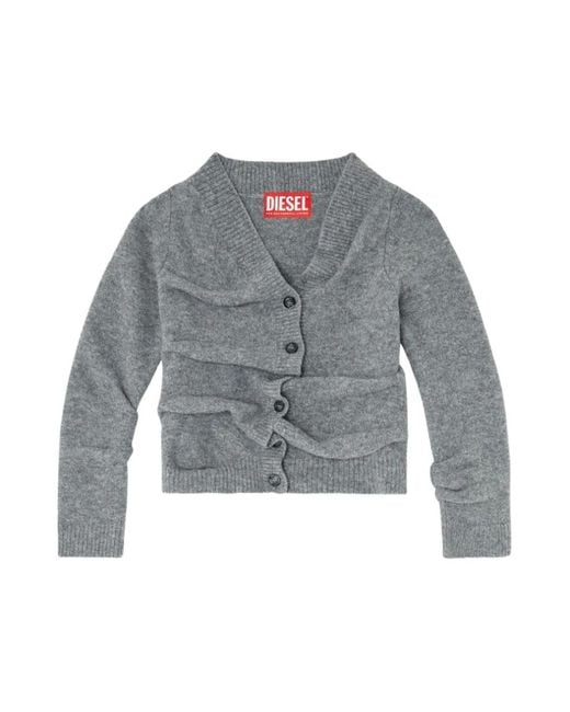 DIESEL Gray Cardigans