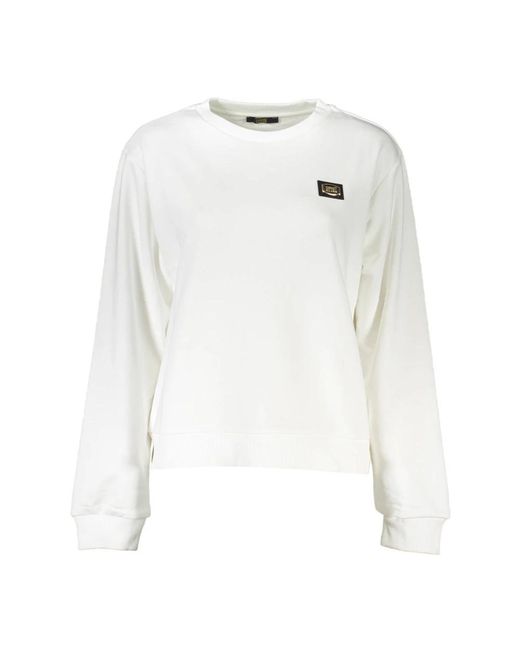 Class Roberto Cavalli White Sweatshirt