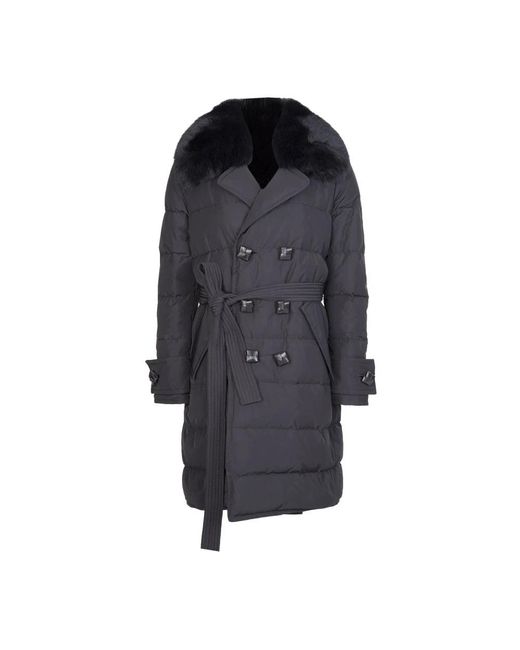 DSquared² Black Belted Coats