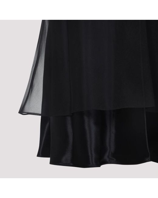 Khaite Black Eleganter Schwarzer Rock
