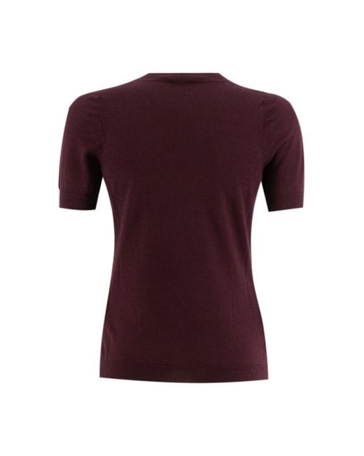 Round-Neck Knitwear Etro de color Red