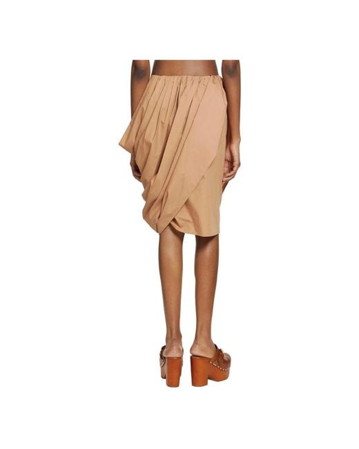Chloé Natural Midi Skirts