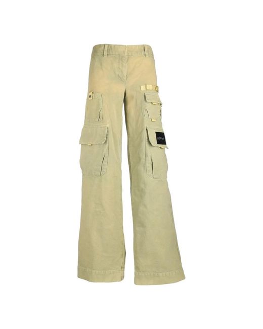 Off-White c/o Virgil Abloh Green Wide Trousers