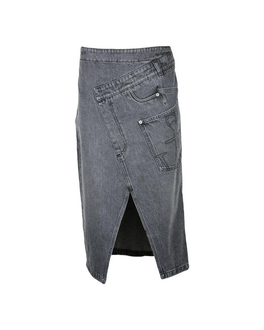J.W. Anderson Gray Denim Skirts