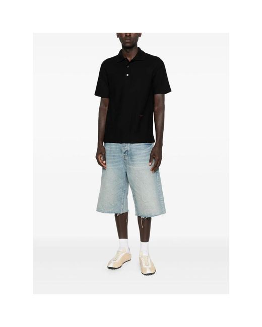 Lanvin Black Polo Shirts for men