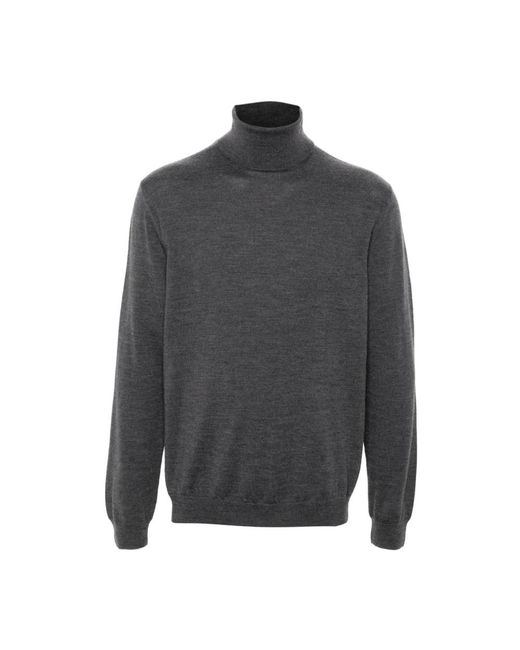 Zanone Gray Turtlenecks for men