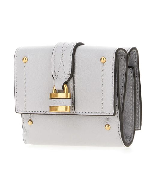 Wallets & Cardholders Chloé en coloris Metallic