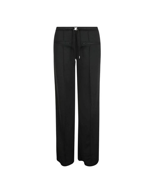 Courreges Black Straight Trousers