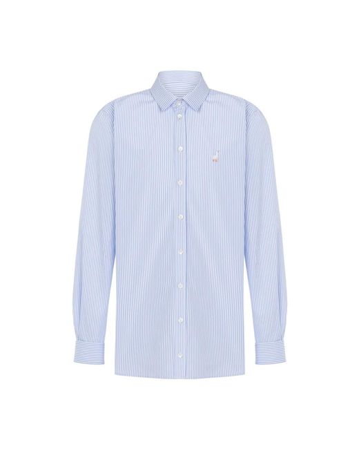 Casual Shirts di Moschino in Blue da Uomo