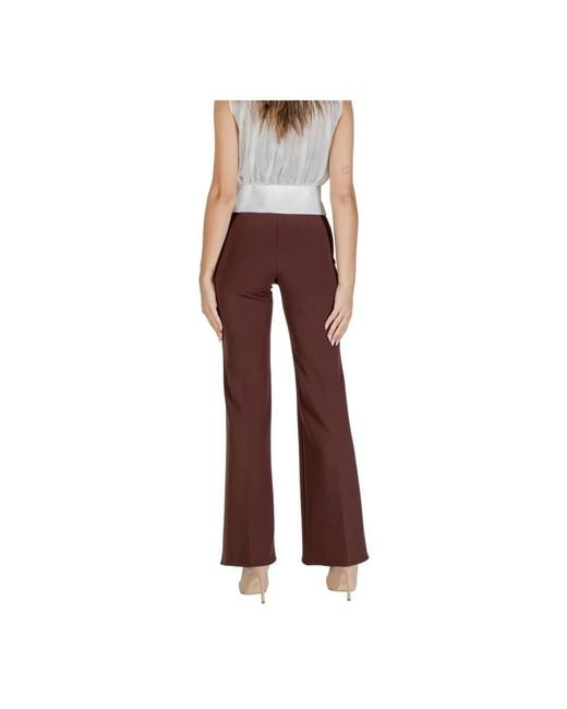 Rinascimento Red Wide Trousers