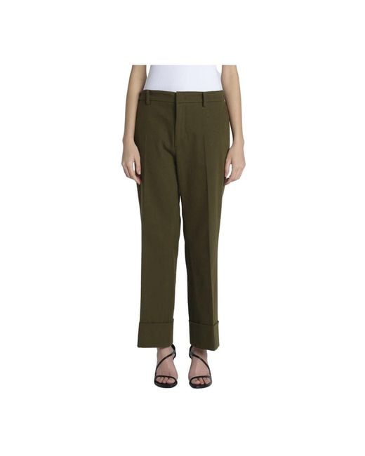 N°21 Green Straight Trousers
