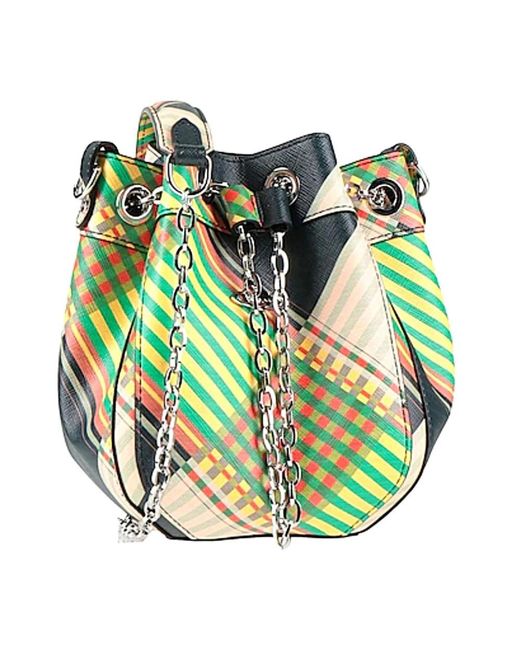 Vivienne Westwood Green Bucket Bags