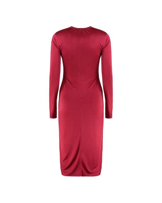 Versace Red Midi Dresses
