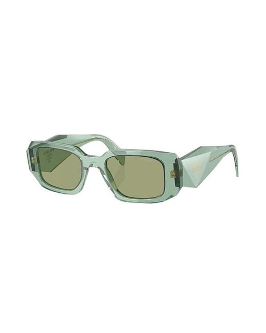Prada Green Stilvolle sonnenbrille für frauen