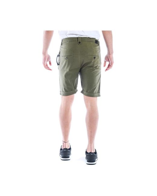 Daniele Alessandrini Green Casual Shorts for men