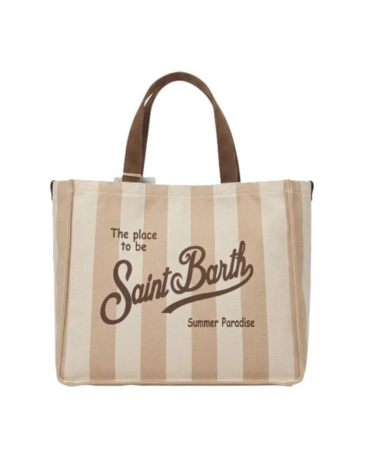 Mc2 Saint Barth Natural Shopping Bags