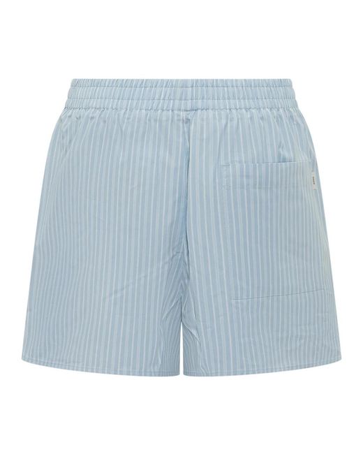 AMI Elastische Shorts in Blue für Herren