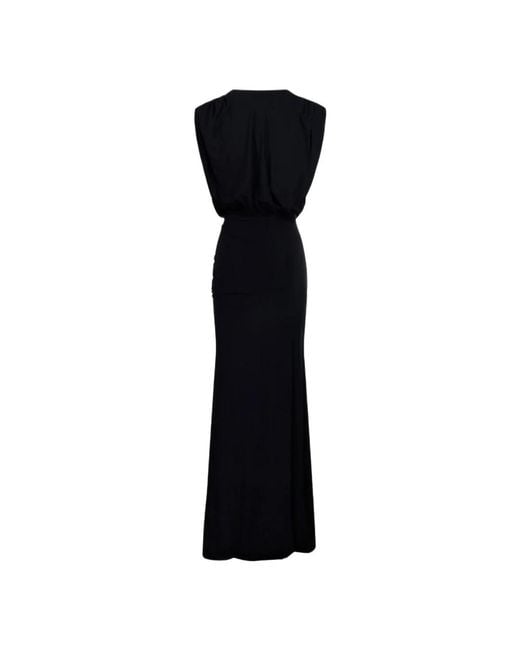Amazuìn Black Maxi Dresses