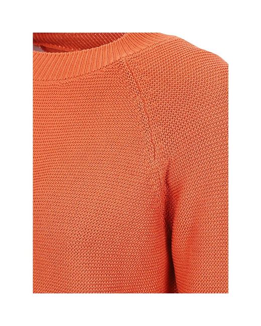 Weekend by Maxmara Orange Round-Neck Knitwear