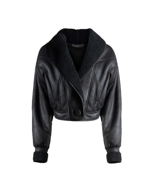 Nineminutes Black Faux Fur & Shearling Jackets