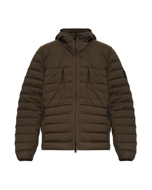 Stone Island Gewatteerd Jack Met Capuchon in het Green voor heren