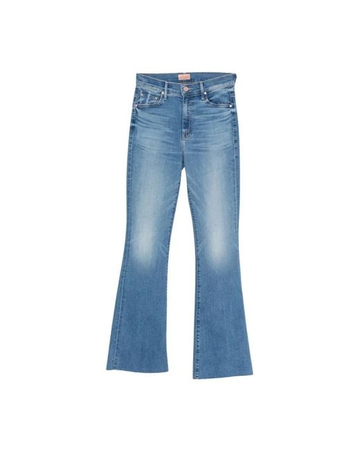 Mother Blue Flared Jeans