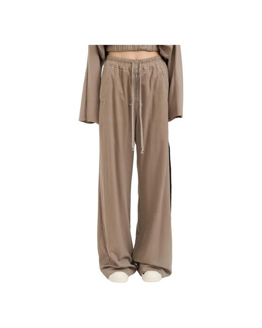 Wide Trousers di Rick Owens in Natural