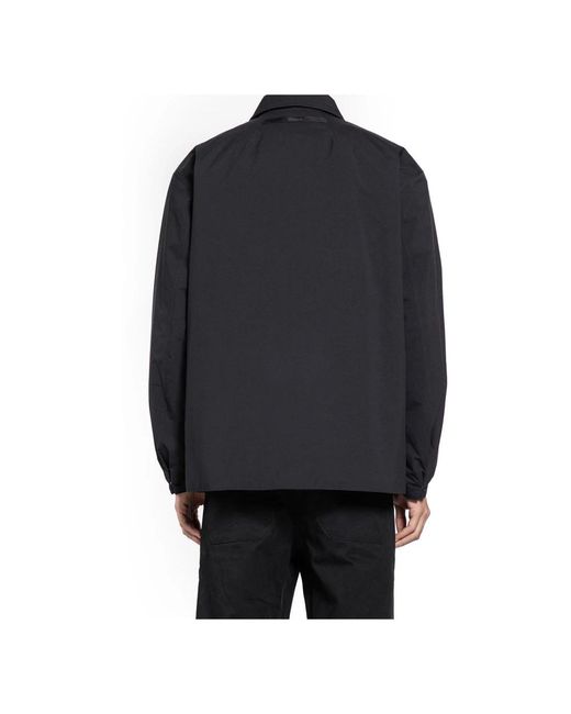 Herno Jassen ,Zwart ,Nylon Gewatteerd Nylon Overshirt in het Black voor heren