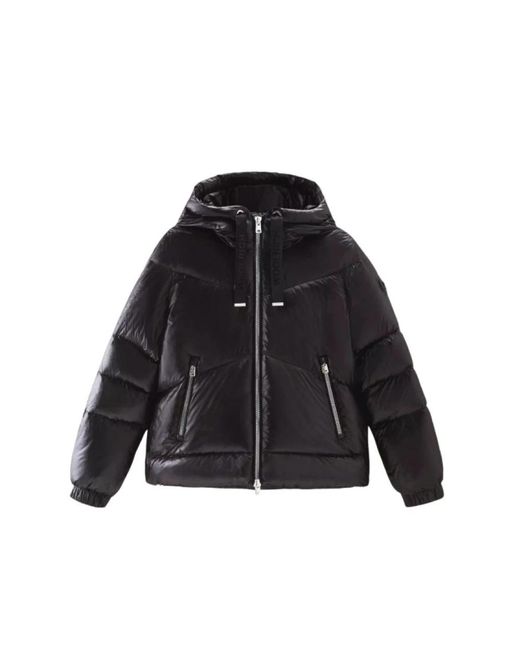 Woolrich Black Down Jackets