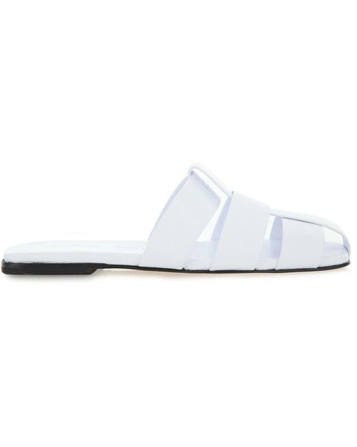 Liviana Conti White Mules