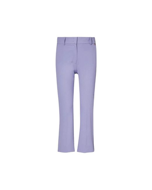 Liu Jo Purple Cropped Trousers