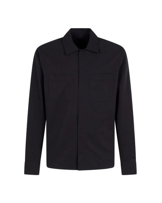 Herno Blue Casual Shirts for men