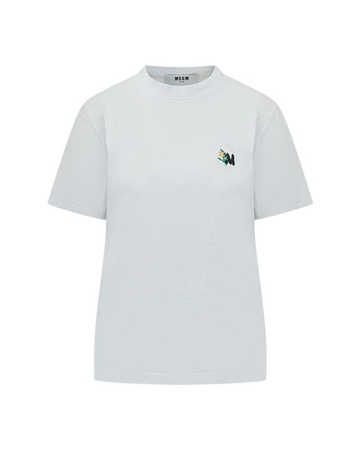 T-Shirts MSGM de color White