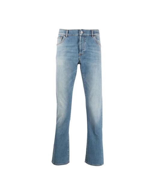 Marcelo Burlon Blue Slim-Fit Jeans for men