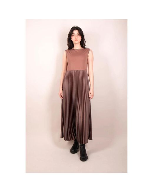 Weekend by Maxmara Kleedjes ,Bruin ,Samuele Jersey Kleid in het Brown
