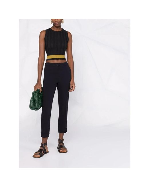 Etro Blue Cropped Trousers