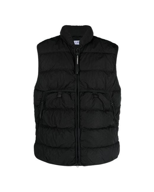 C P Company Black Vests for men