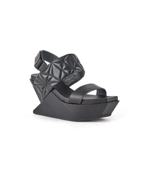 United Nude Gray Delta Wedge Puffy