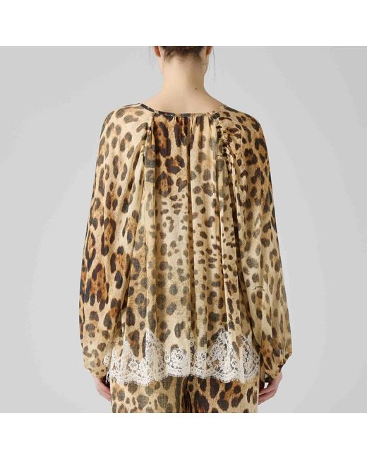 Ermanno Scervino Brown Blouses