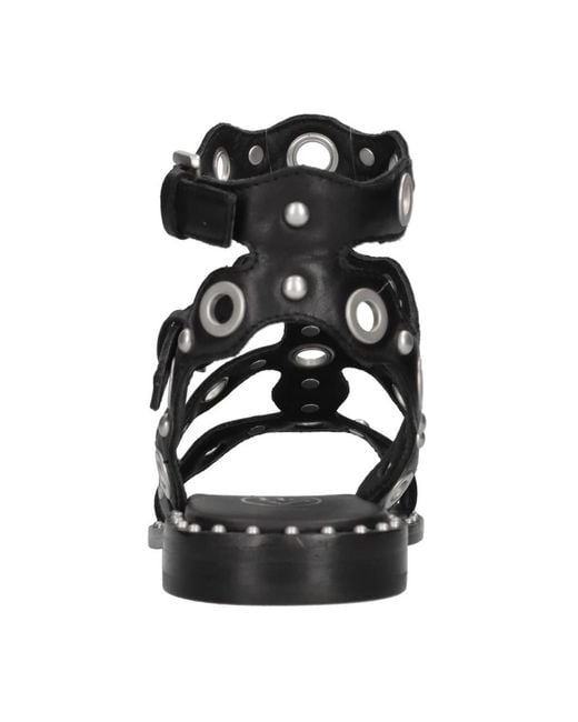 Flat Sandals di Ash in Black