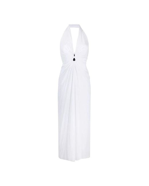 Fisico White Maxi Dresses