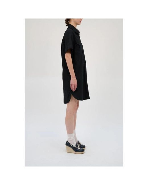A.P.C. Black Shirt Dresses