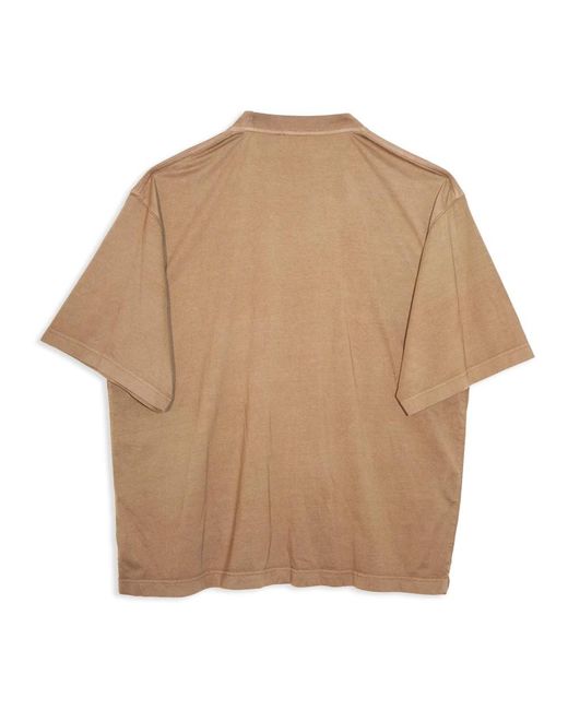 Soulland Guy T-Shirt Garment Dyed in het Natural