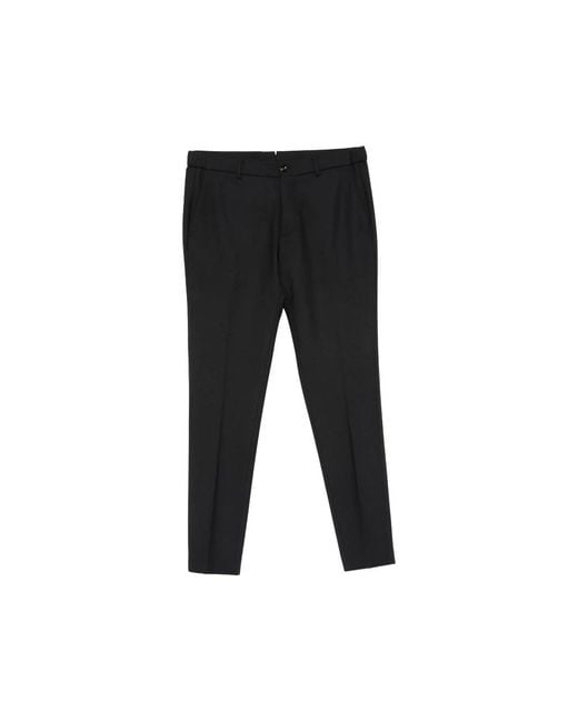 Berwich Black Suit Trousers for men