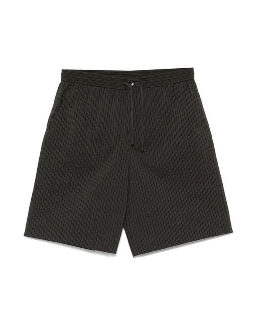 Maison Kitsuné Black Short Shorts