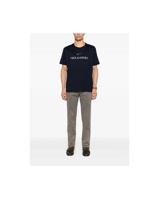Paul & Shark T-Shirts in het Black voor heren