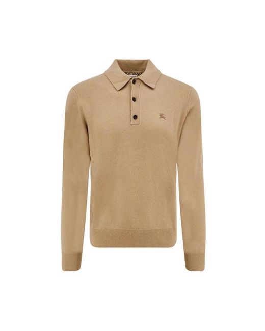 Round-Neck Knitwear Burberry pour homme en coloris Natural